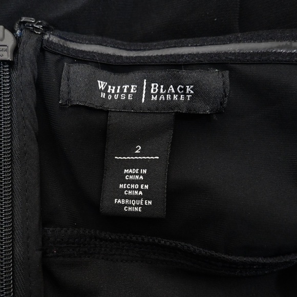 WHBM Women's 2 Elegant Black Halter Lined Dress - Picture 9 of 11